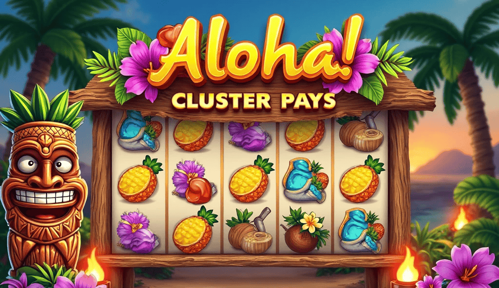 Mainkan Aloha! Cluster Pays™ NetEnt Jackpotnya Lagi Gacor